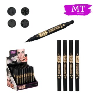 MT Cosmetics Double Eyeliner & Eyebrow Pencil (Çift Taraflı Eyeliner ve Kaş Kalemi)
