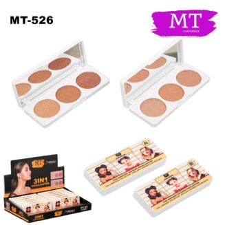 MT Cosmetics 3'ü 1 Arada Highlighter / Bronzer Paleti